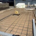 桑名市佛眼院　永代供養墓工事　㉔型枠鉄筋組